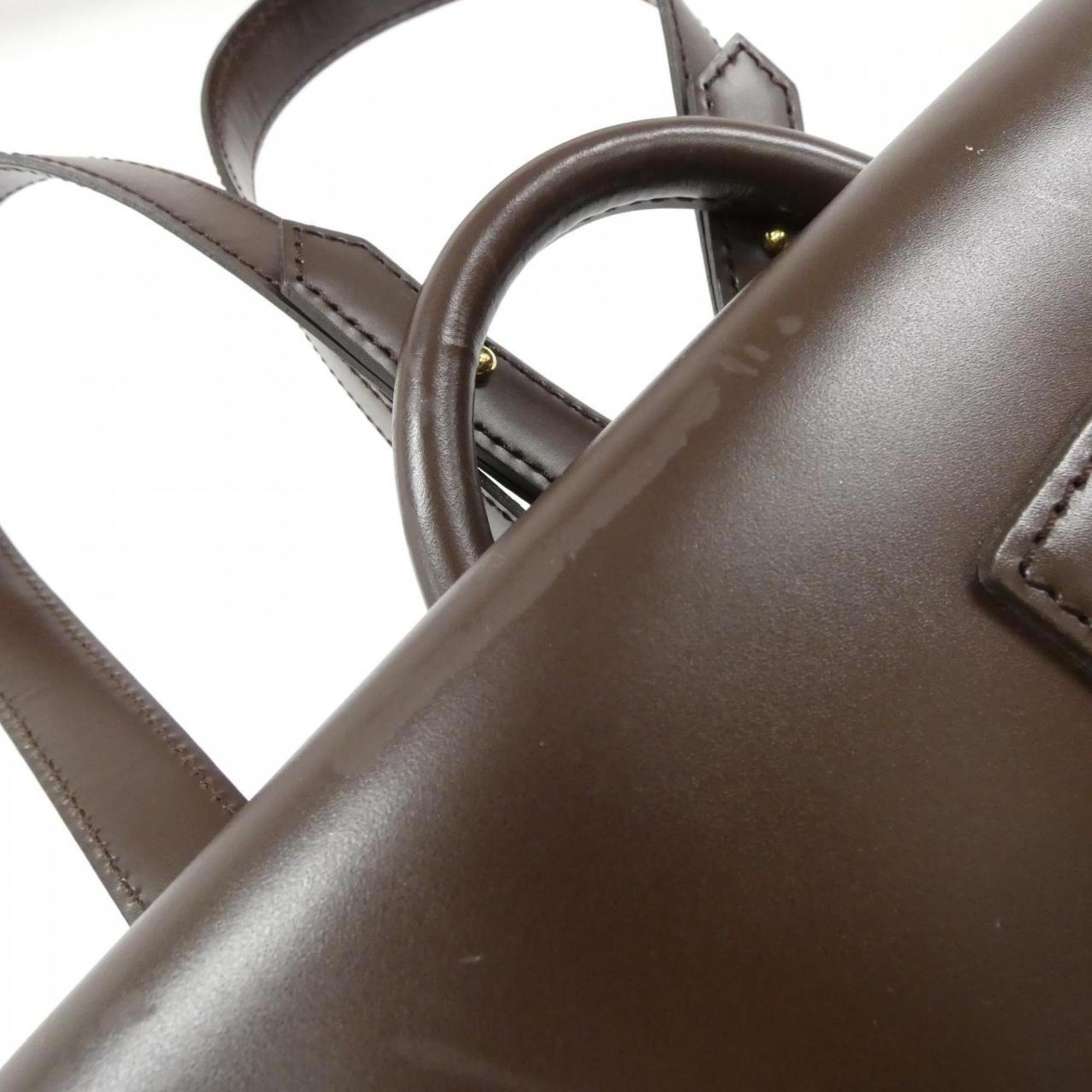 Louis Vuitton Damier Ebene Coated Canvas Backpack