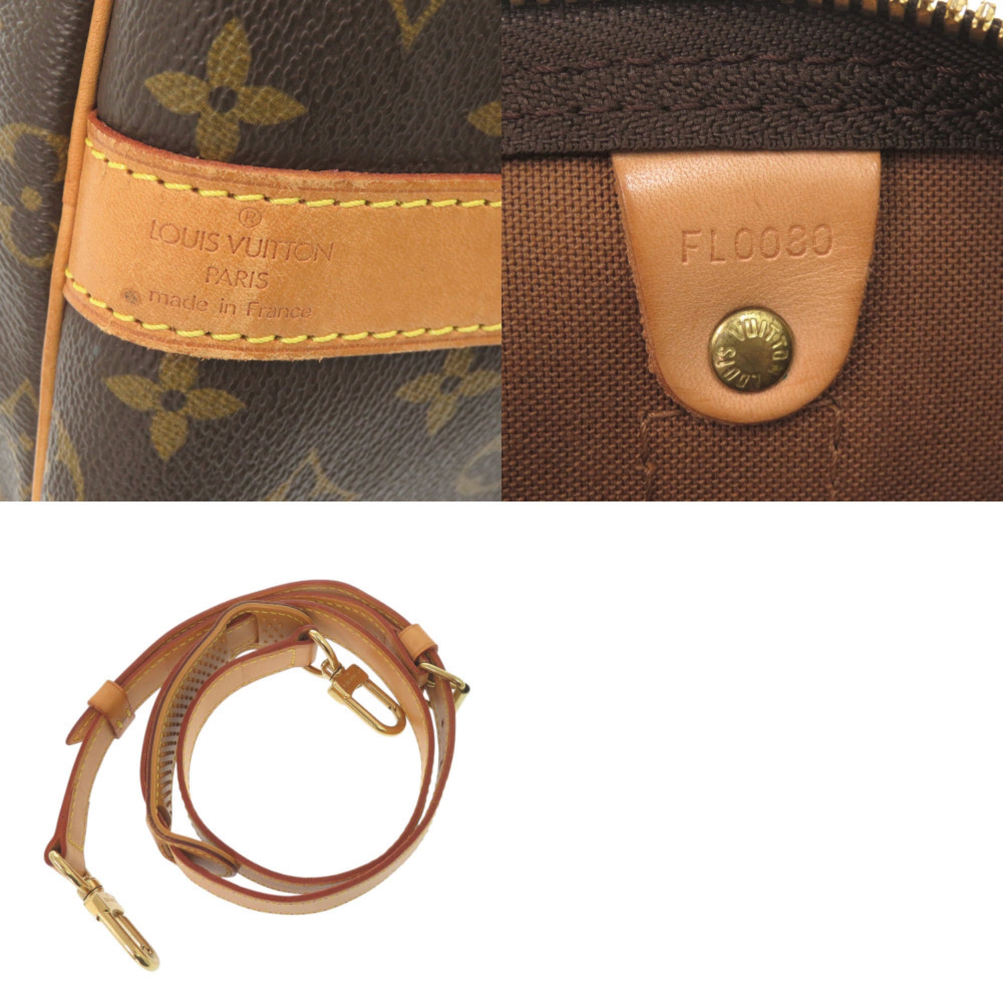 Louis Vuitton Brown Monogram Monogram Boston Bag