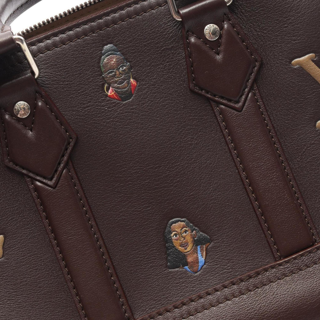 Louis Vuitton Brown Multi-Color Leather Handbag