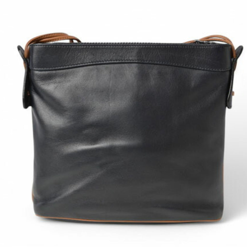 Celine Dark Navy Leather Shoulder Bag