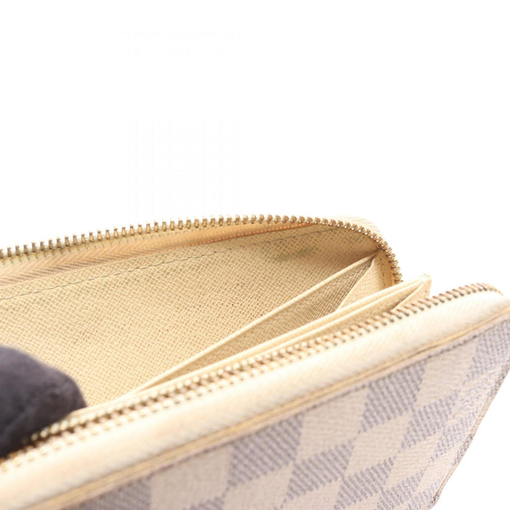 Louis Vuitton White Canvas Pvc Long Wallet