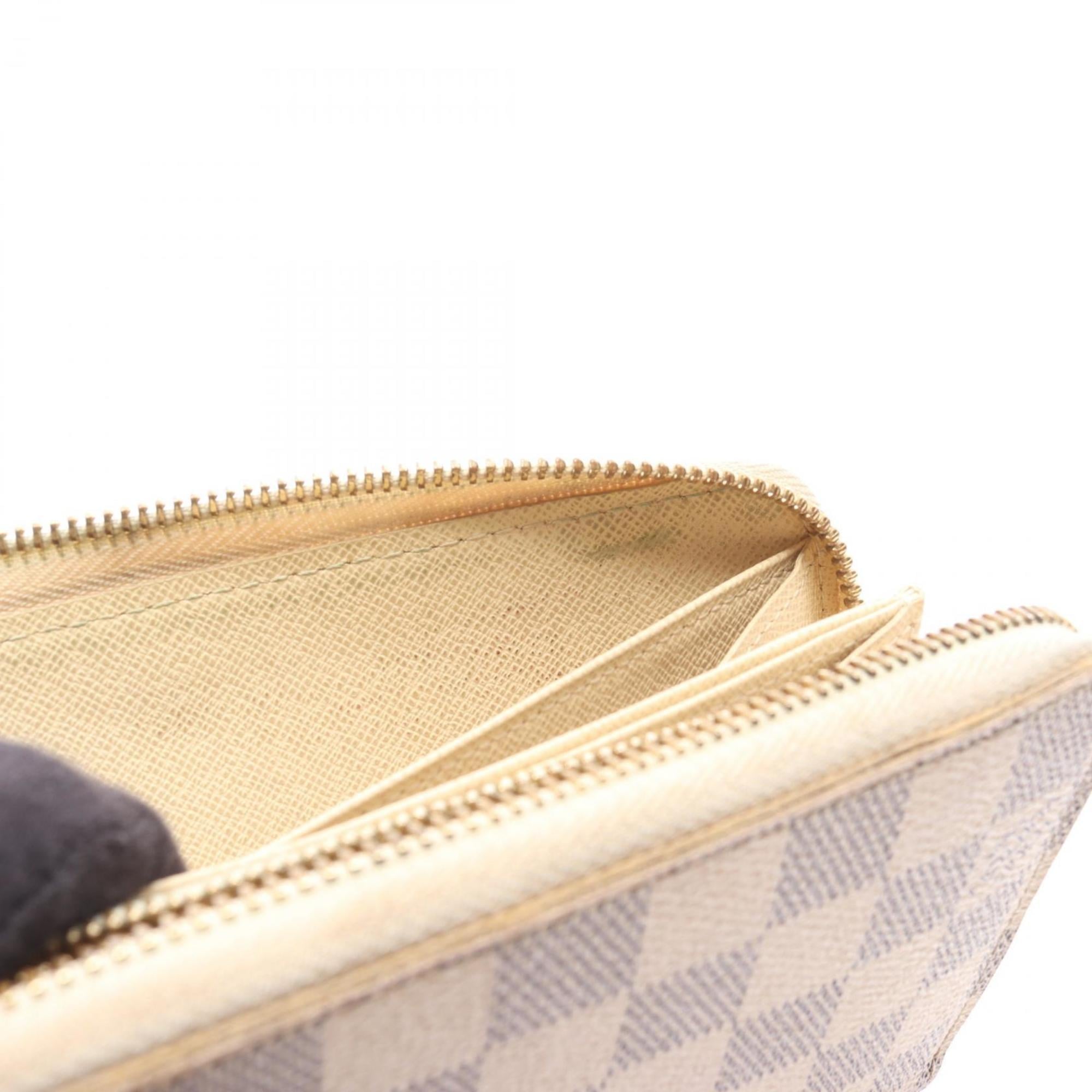 Louis Vuitton White Canvas Pvc Long Wallet