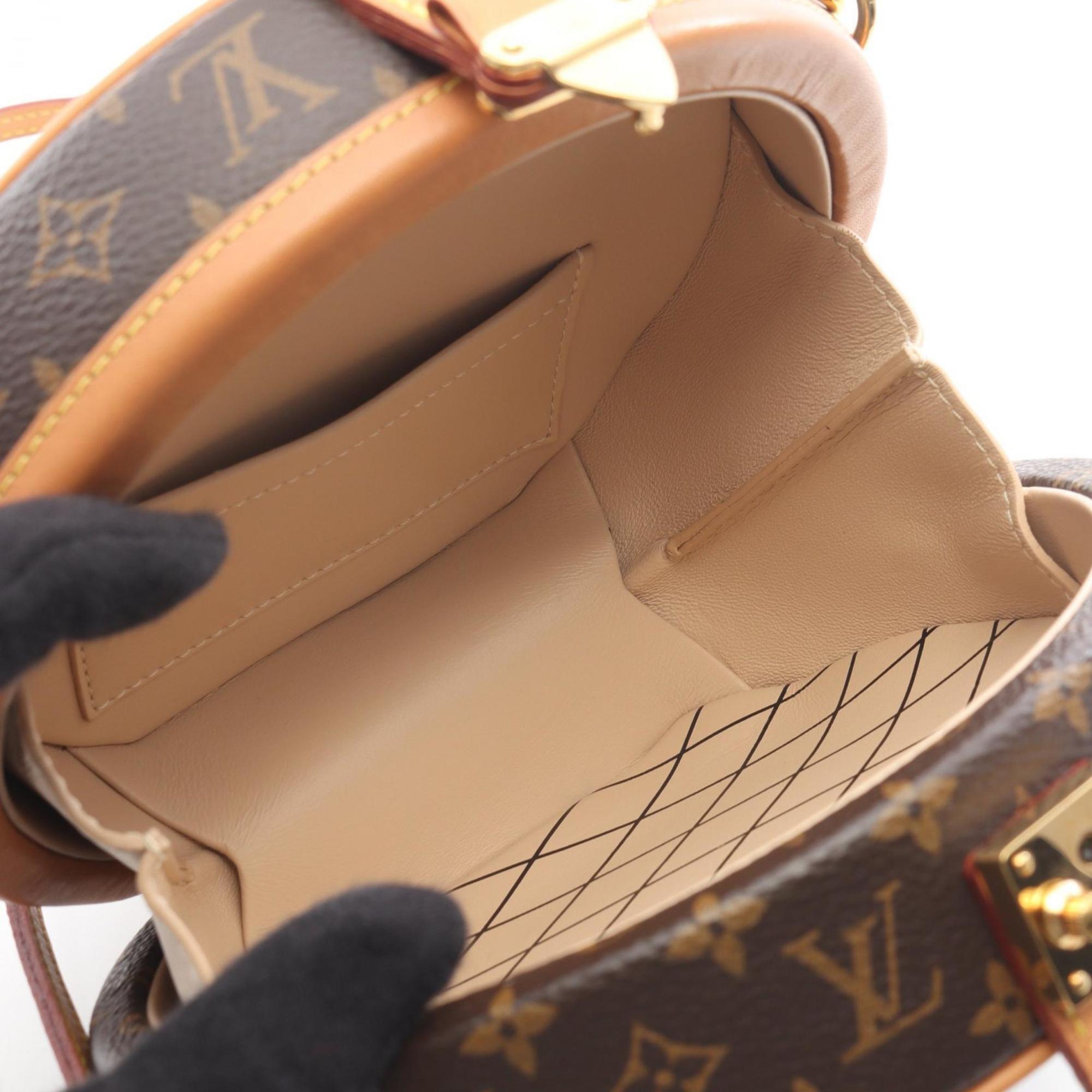 Louis Vuitton Brown Monogram Coated Canvas Handbag