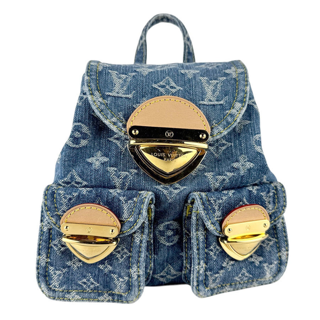 Louis Vuitton Blue Monogram Denim Backpack