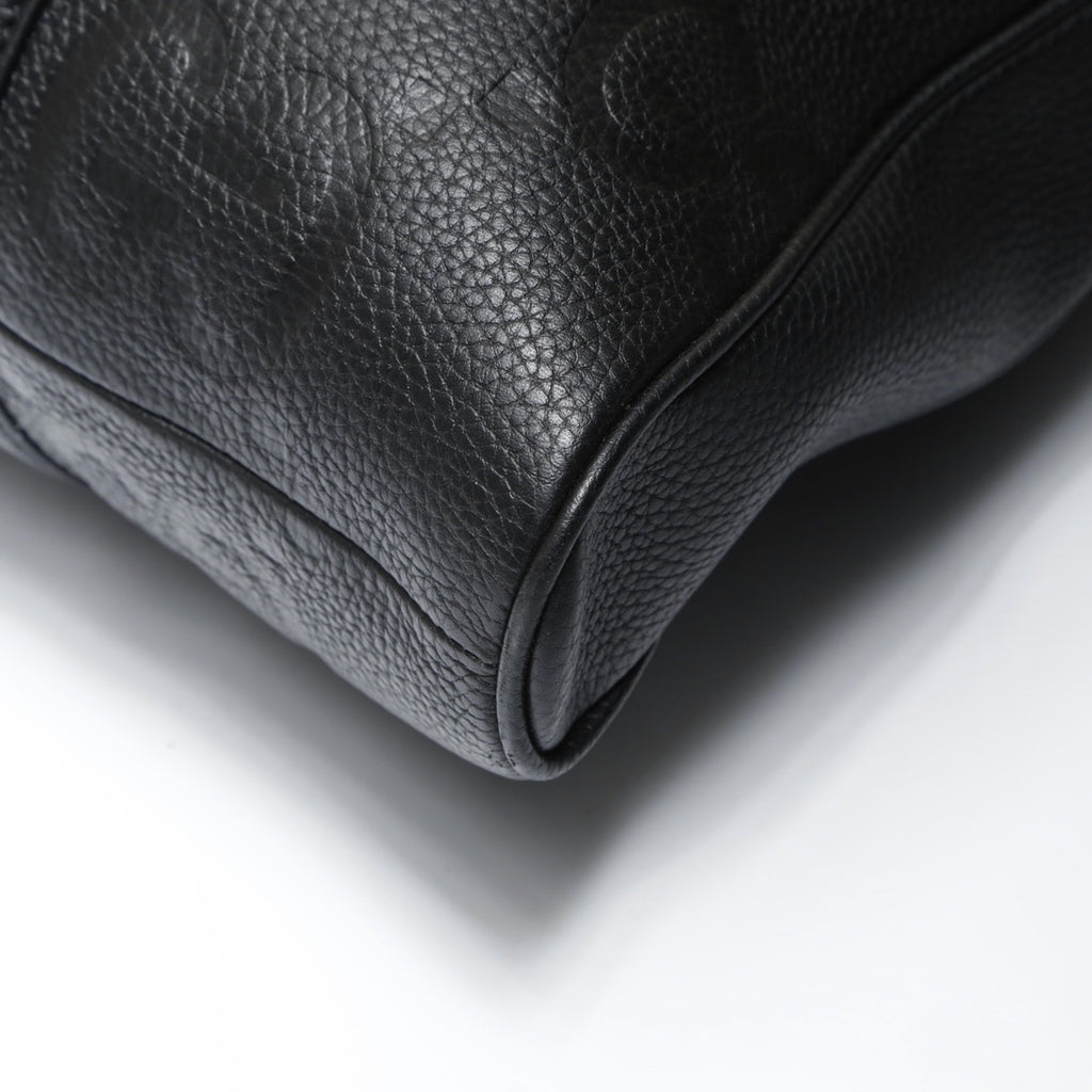 Gucci Black Gg Leather Tote Bag (Pre-Owned)