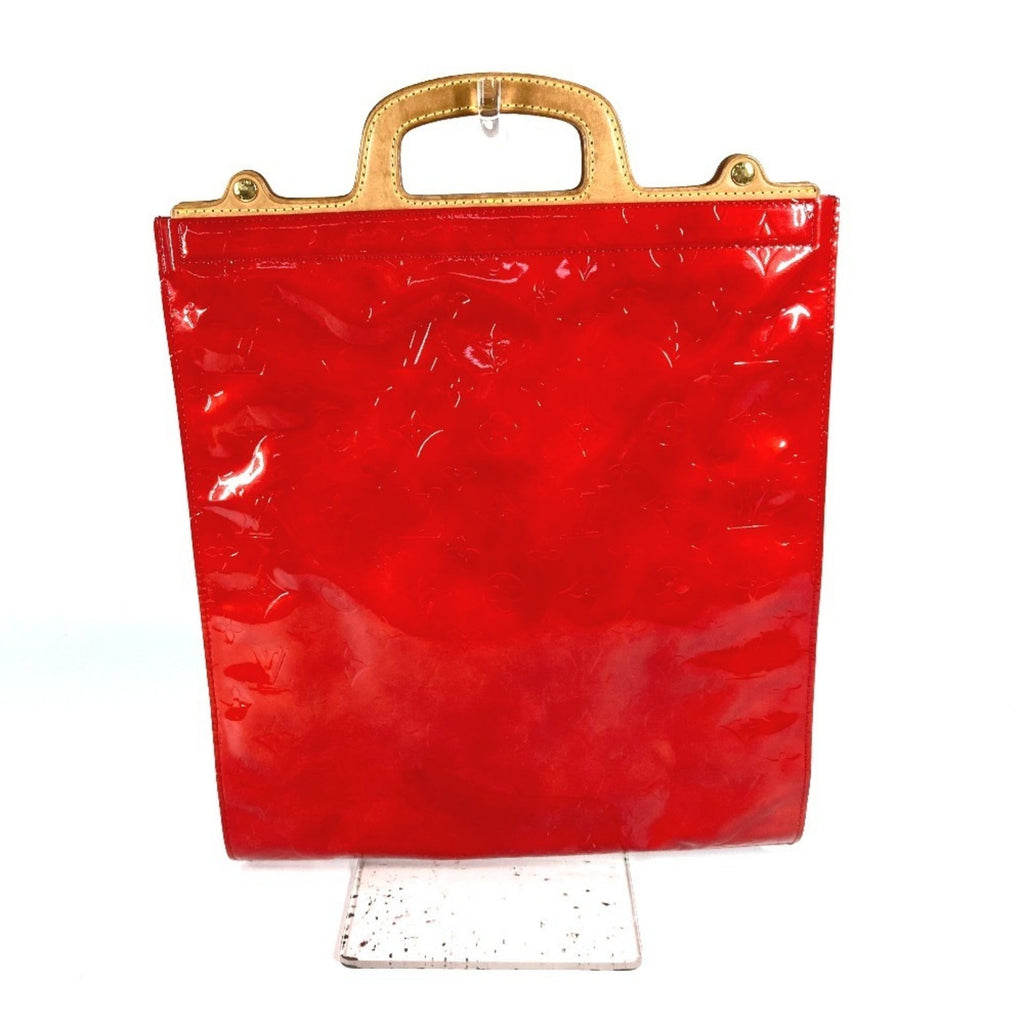 Louis Vuitton Red Color Monogram Vernis Handbag Tote Bag