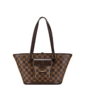 Louis Vuitton Damier Brown Pvc Leather Shoulder Bag Tote Bag