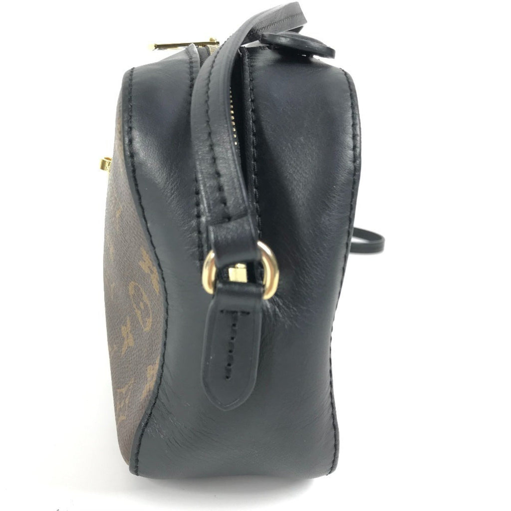 Louis Vuitton Black Brown Noir Monogram Pochette Shoulder Bag
