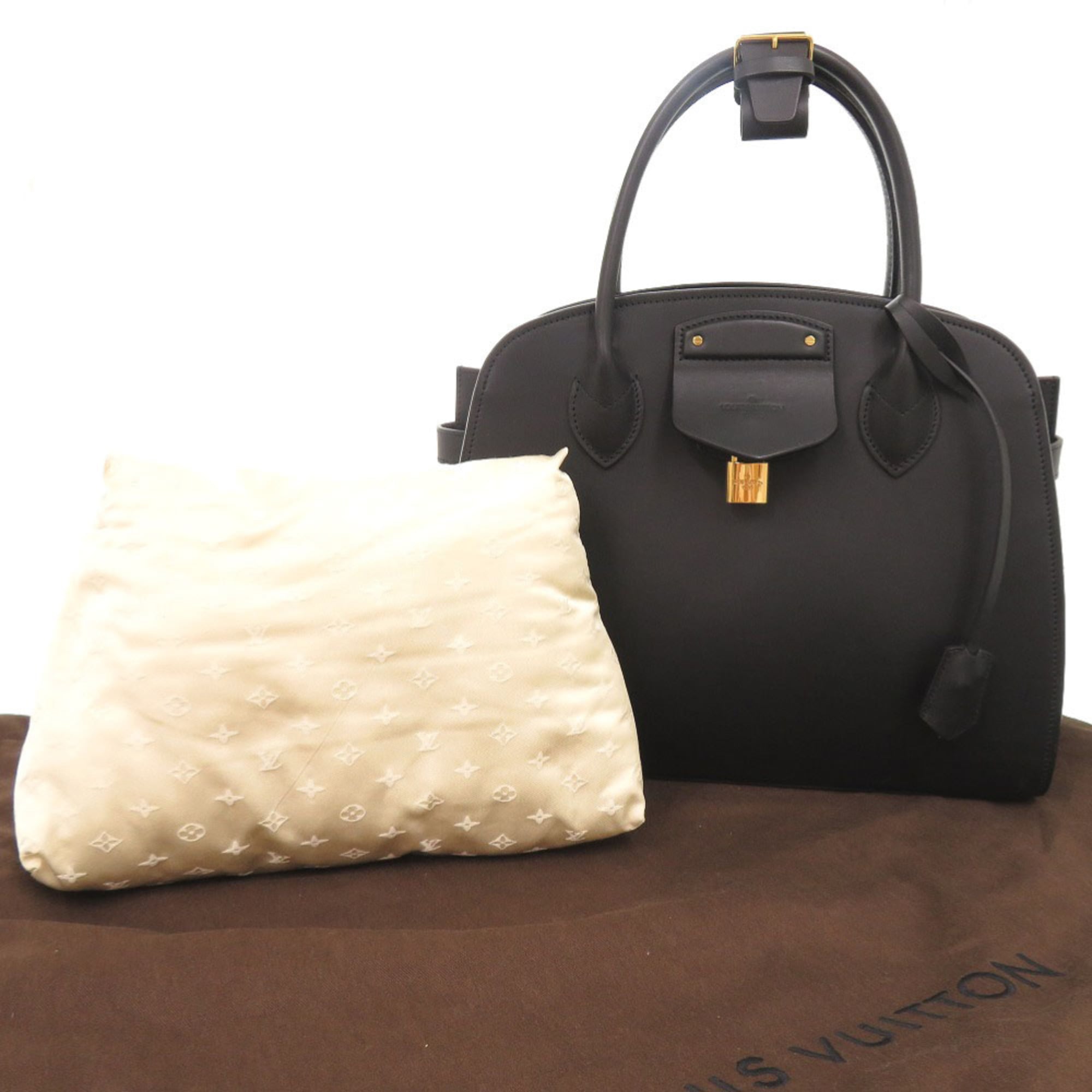 Louis Vuitton Black Leather Handbag