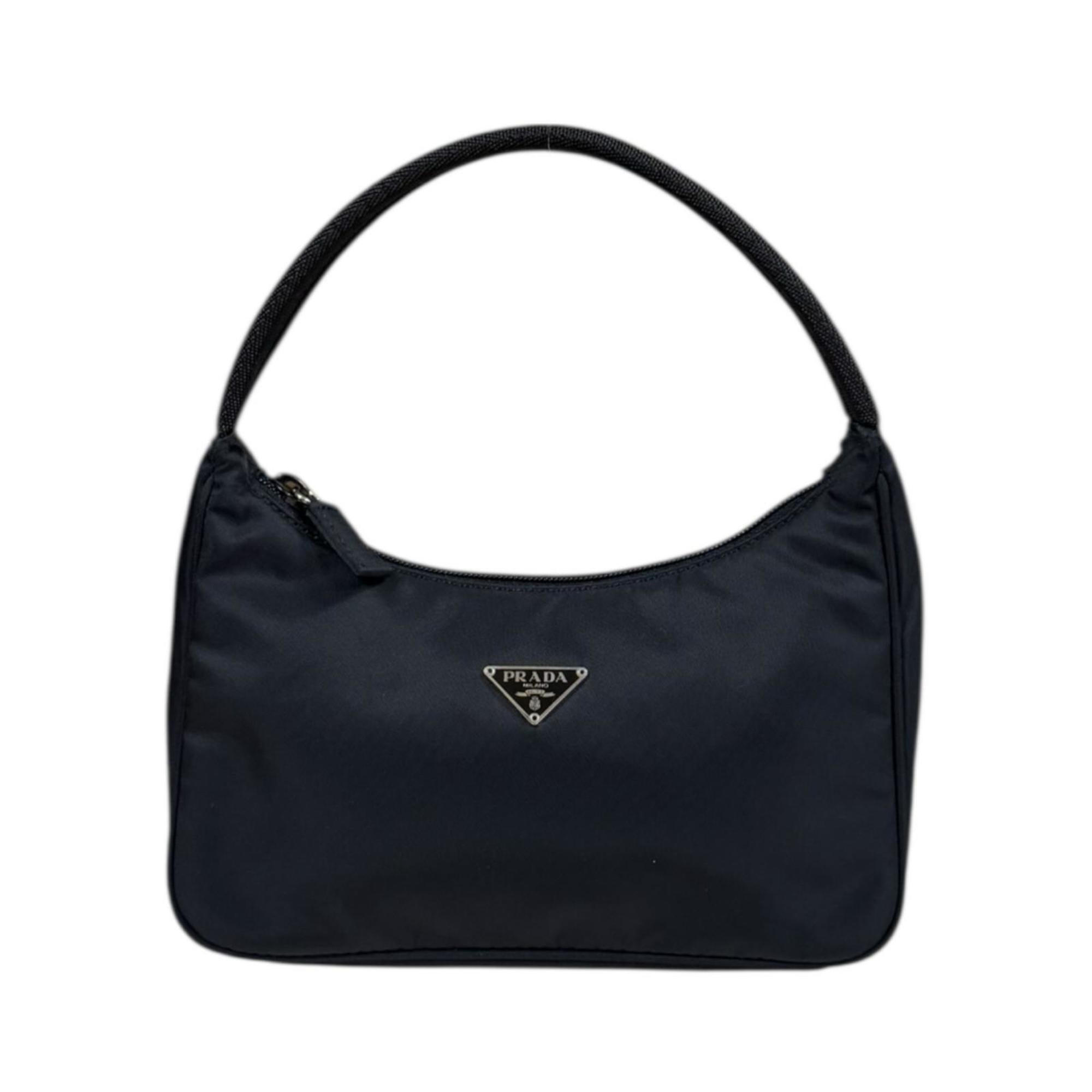 Prada Black Nero Nylon Handbag