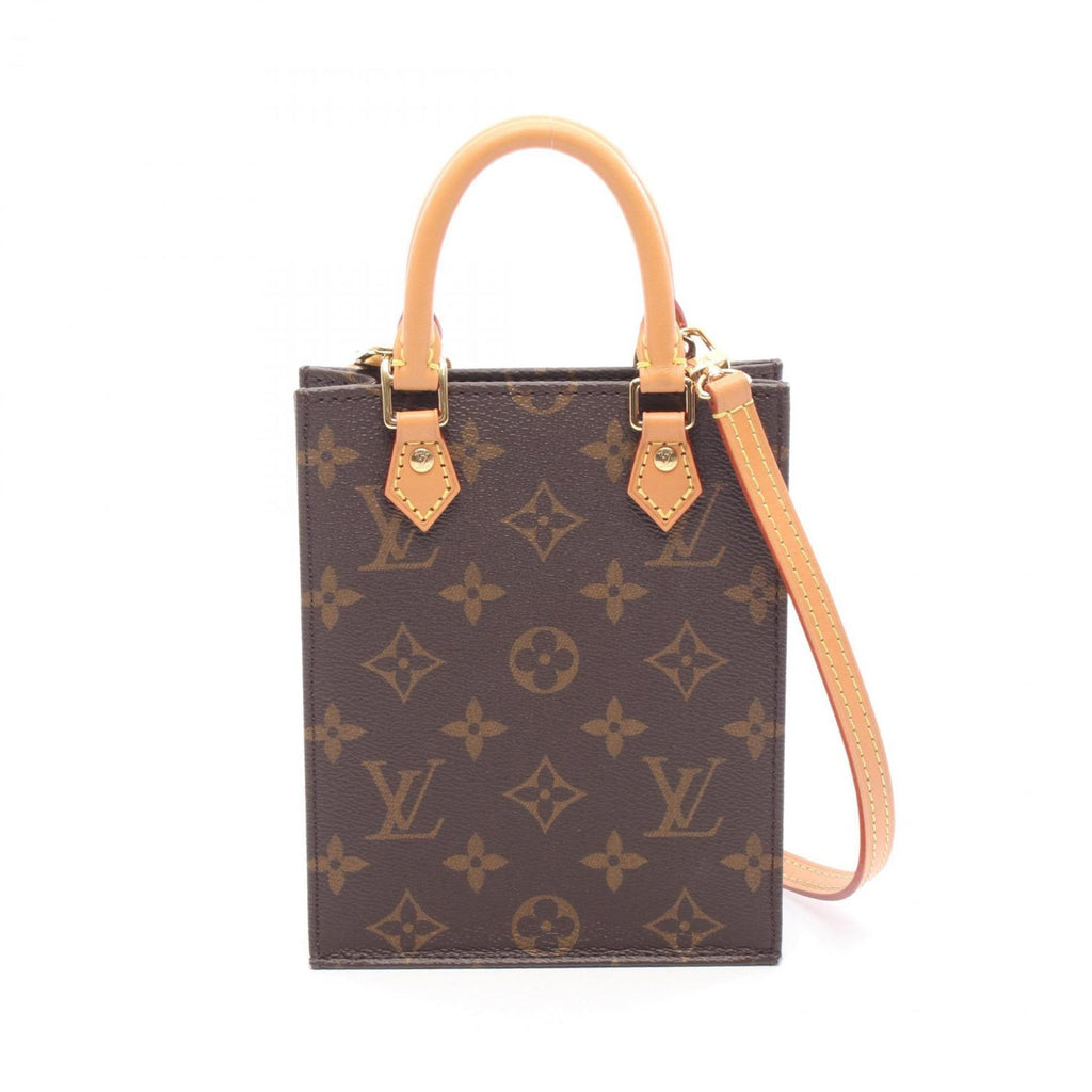 Louis Vuitton Brown Monogram Coated Canvas Leather Handbag