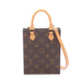 Louis Vuitton Brown Monogram Coated Canvas Leather Handbag