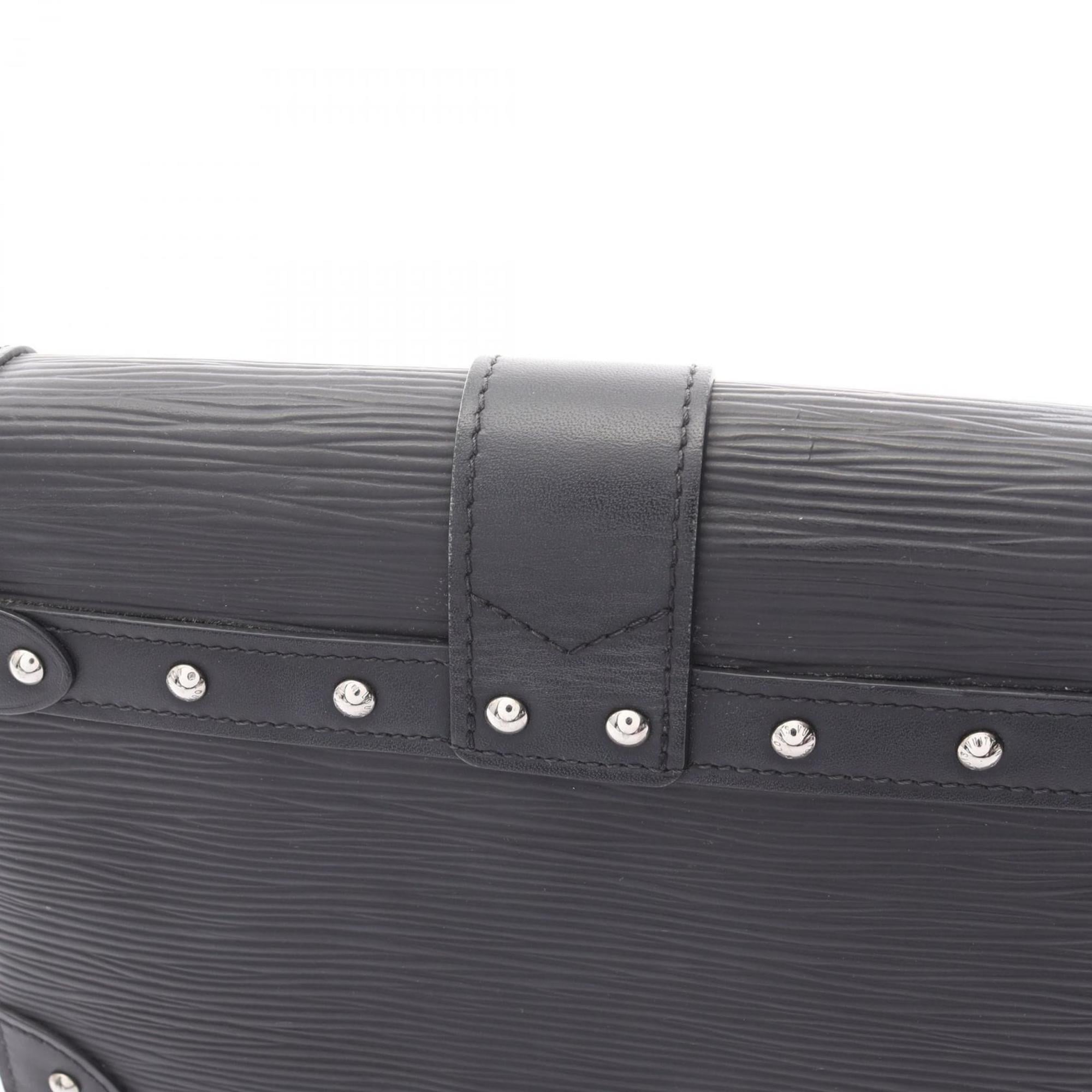 Louis Vuitton Black Noir Epi Leather Shoulder Bag