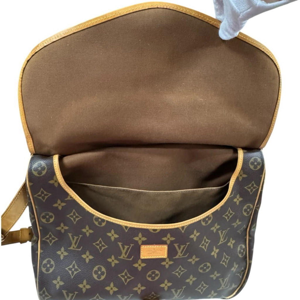 Louis Vuitton Brown Monogram Canvas Shoulder Bag