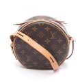 Louis Vuitton Monogram Brown Coated Canvas Leather Shoulder Bag