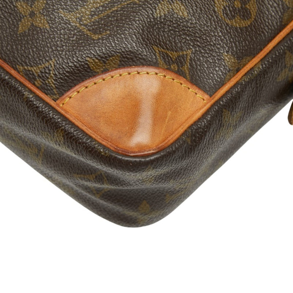 Louis Vuitton Brown Pvc Leather Clutch Bag