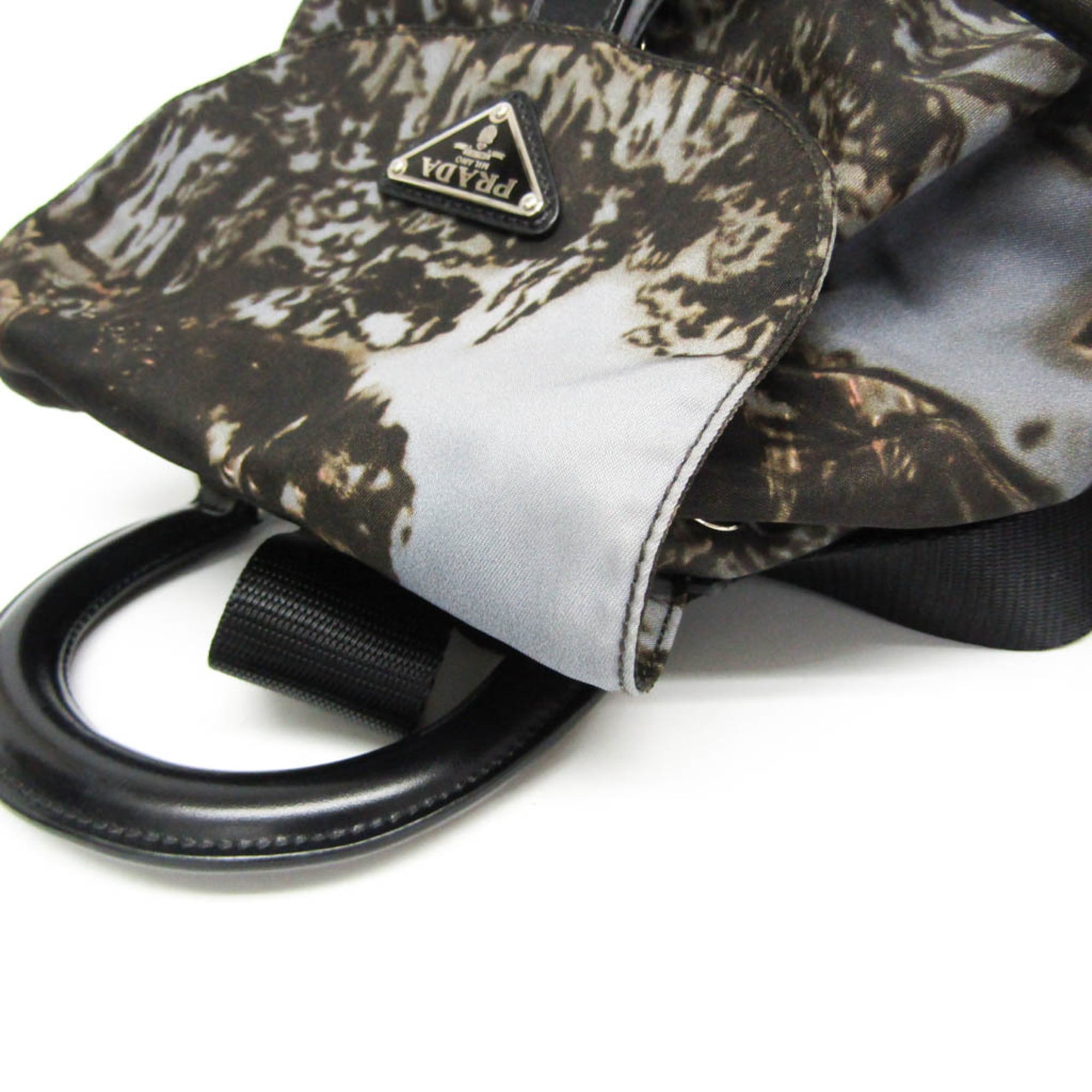 Prada Camouflage Backpack Tessuto Multicolour Nylon Backpack Bag