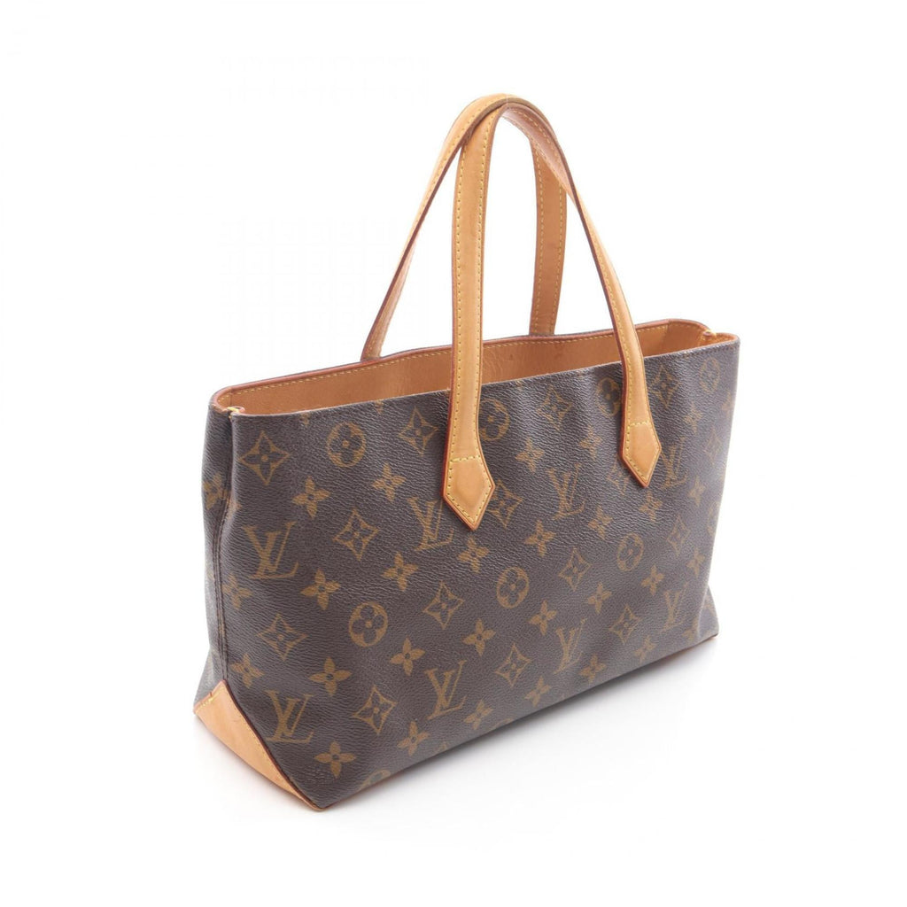 Louis Vuitton Brown Coated Canvas Leather Handbag