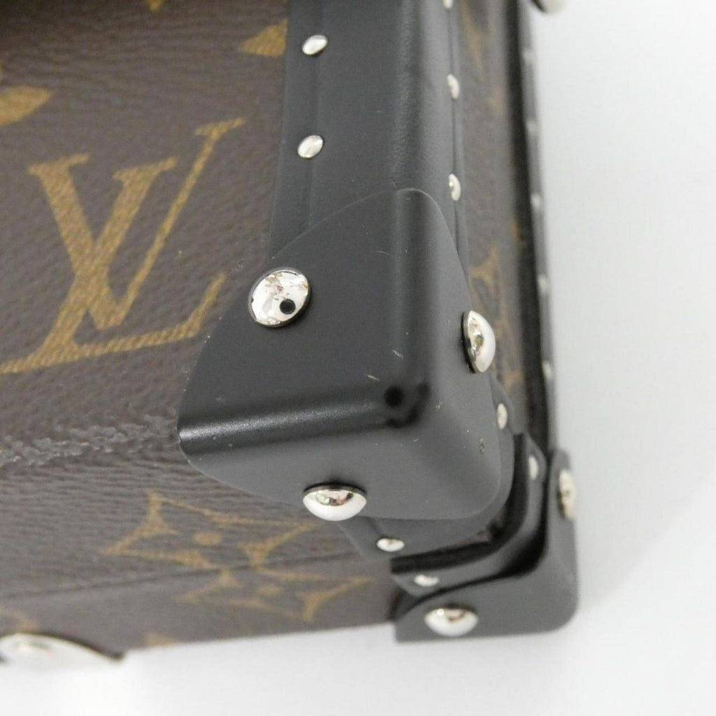 Louis Vuitton Marron Coated Canvas Chain/Shoulder Wallet