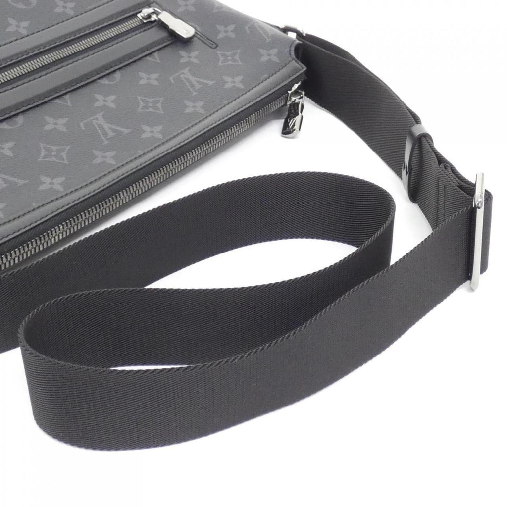 Louis Vuitton Black Coated Canvas Shoulder Bag