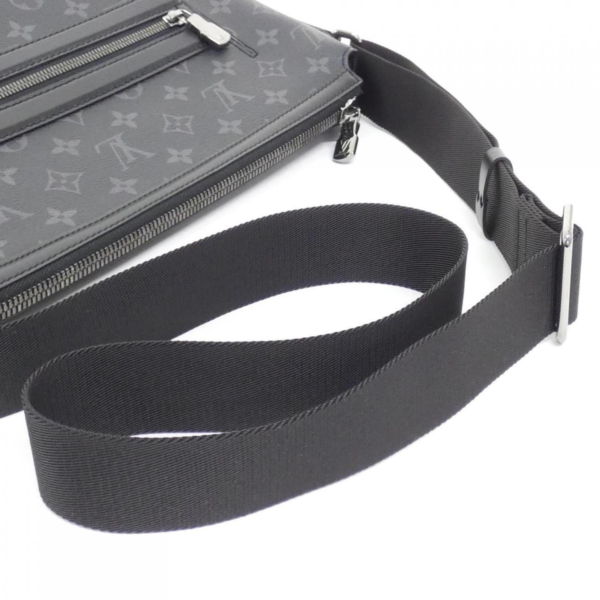 Louis Vuitton Black Coated Canvas Shoulder Bag