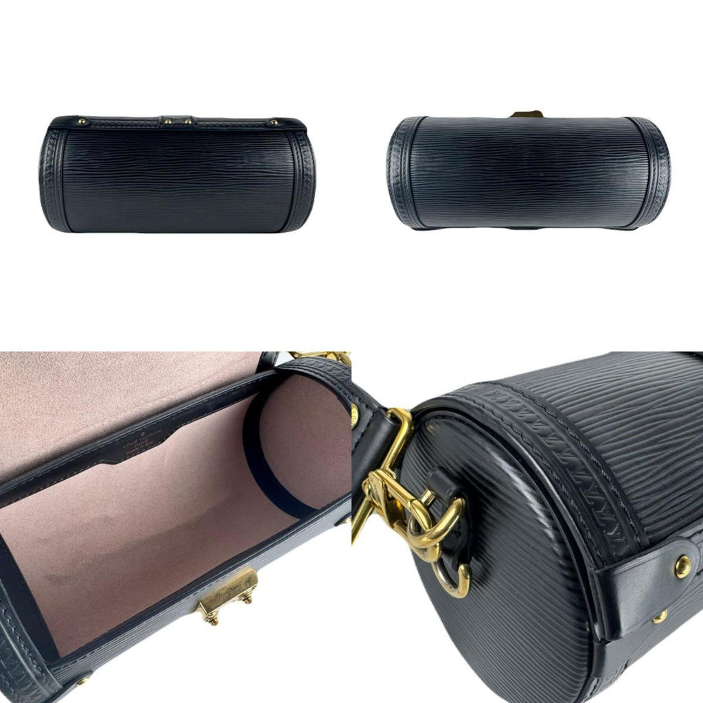 Louis Vuitton Noir Epi Leather Shoulder Bag