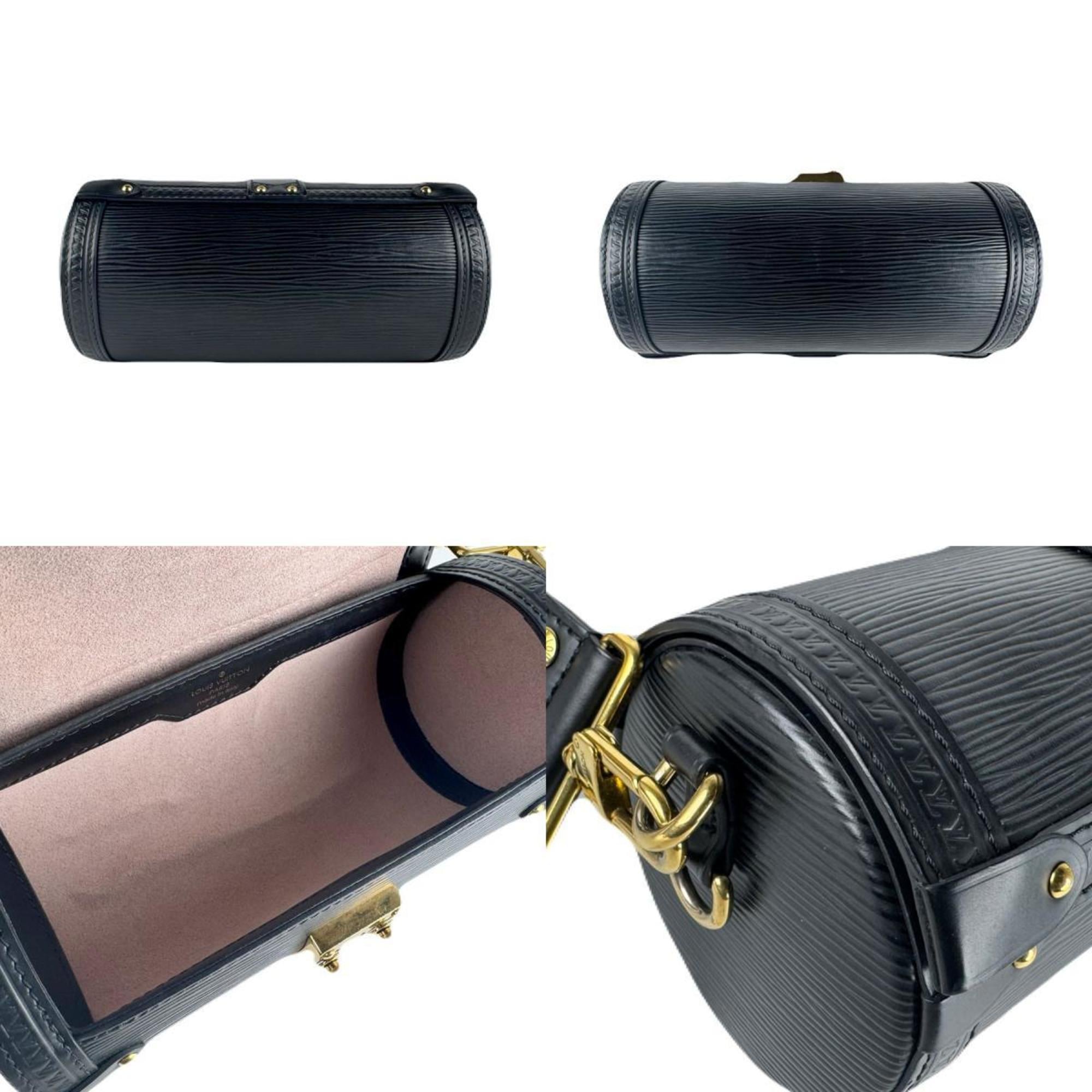 Louis Vuitton Noir Epi Leather Shoulder Bag
