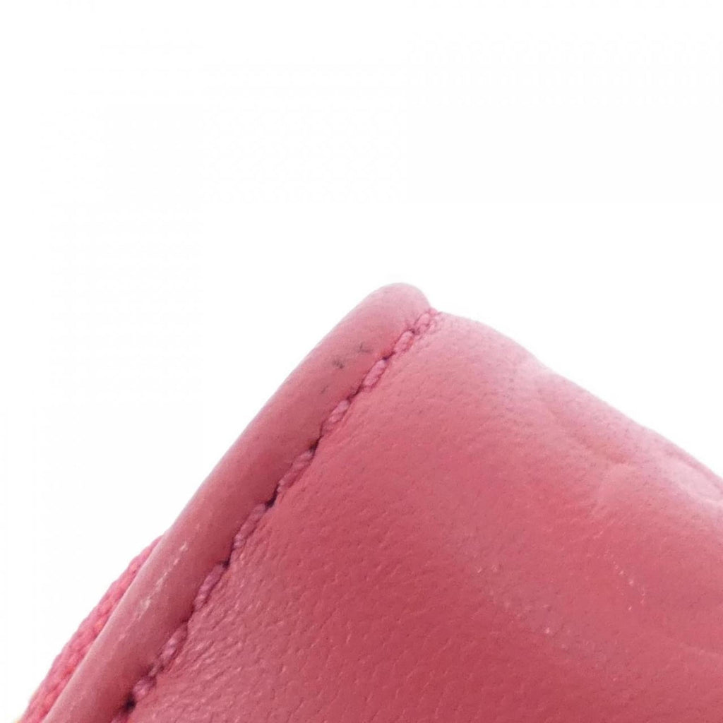 Louis Vuitton Gold Pink Leather Long Bill Wallet