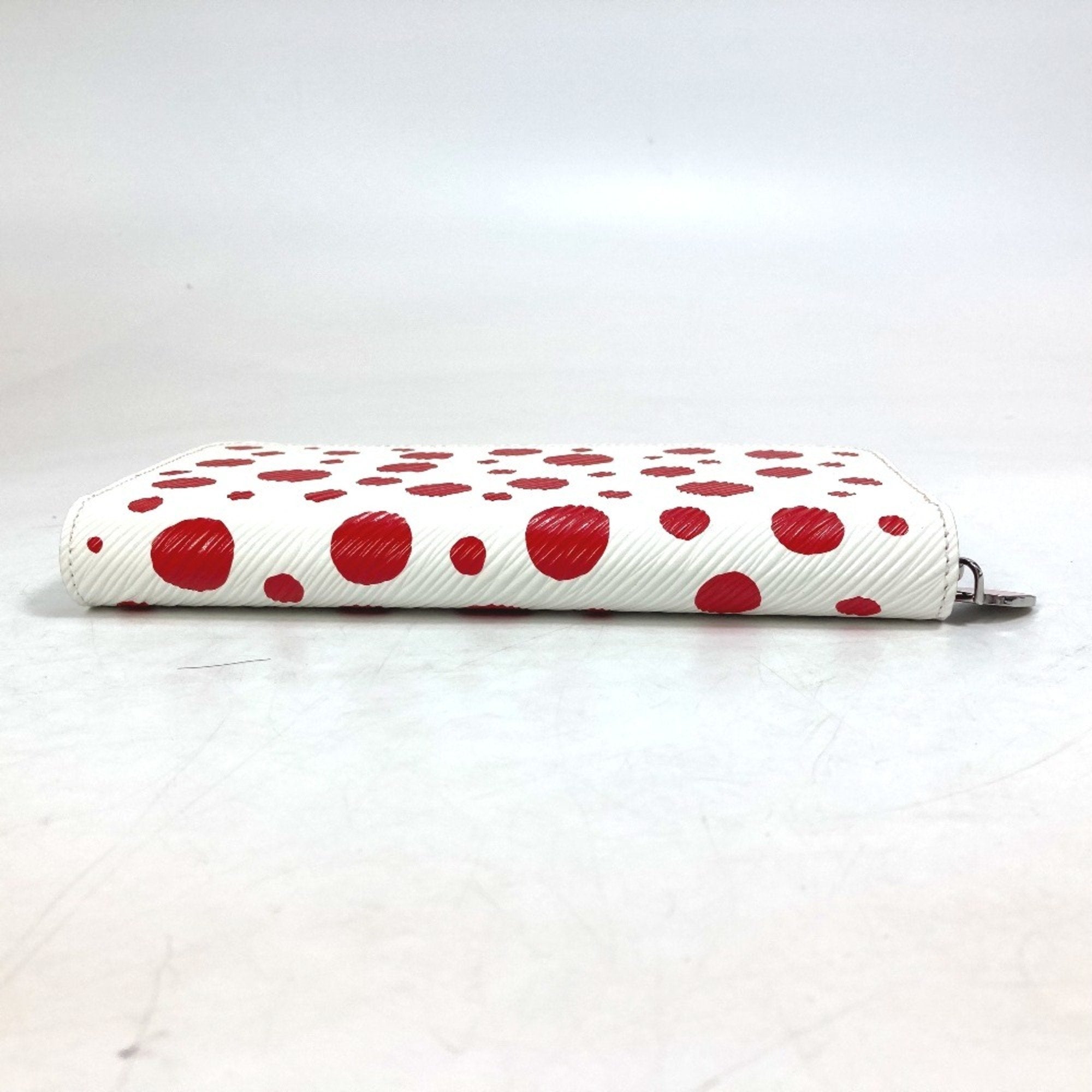 Louis Vuitton Red Color Rouge White Epi Leather Coin Purse/Coin Case
