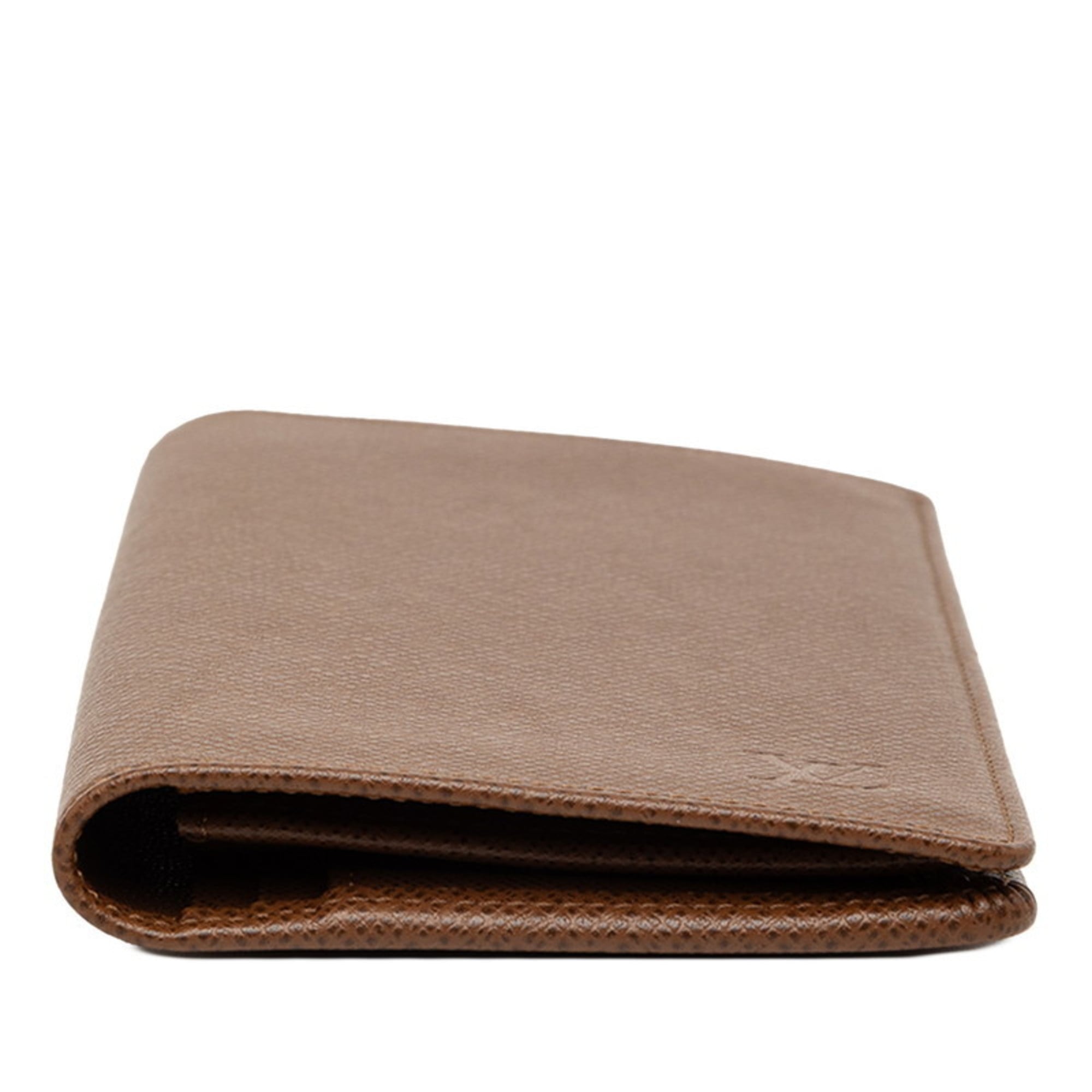 Louis Vuitton Brown Leather Long Wallet