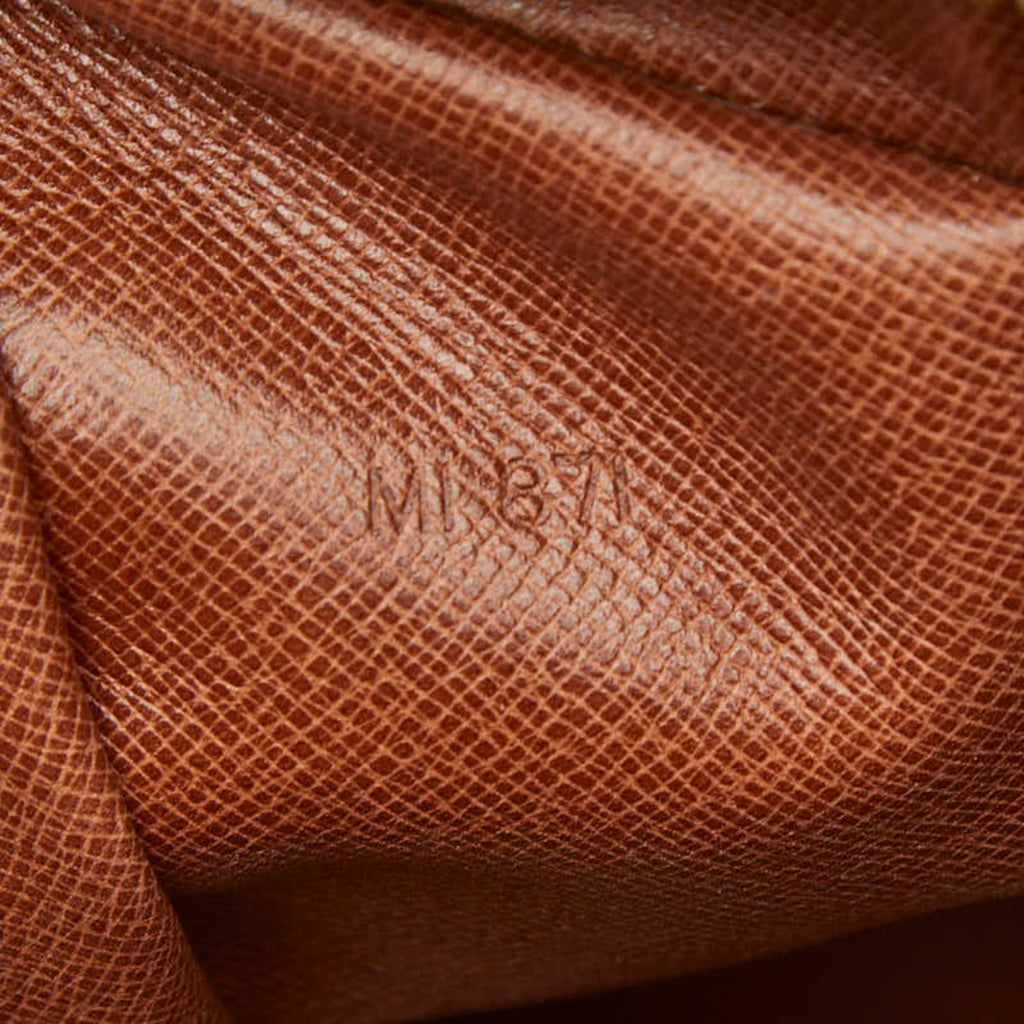 Louis Vuitton Brown Pvc Leather Shoulder Bag