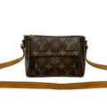 Louis Vuitton Brown Leather Pvc Pochette Shoulder Bag