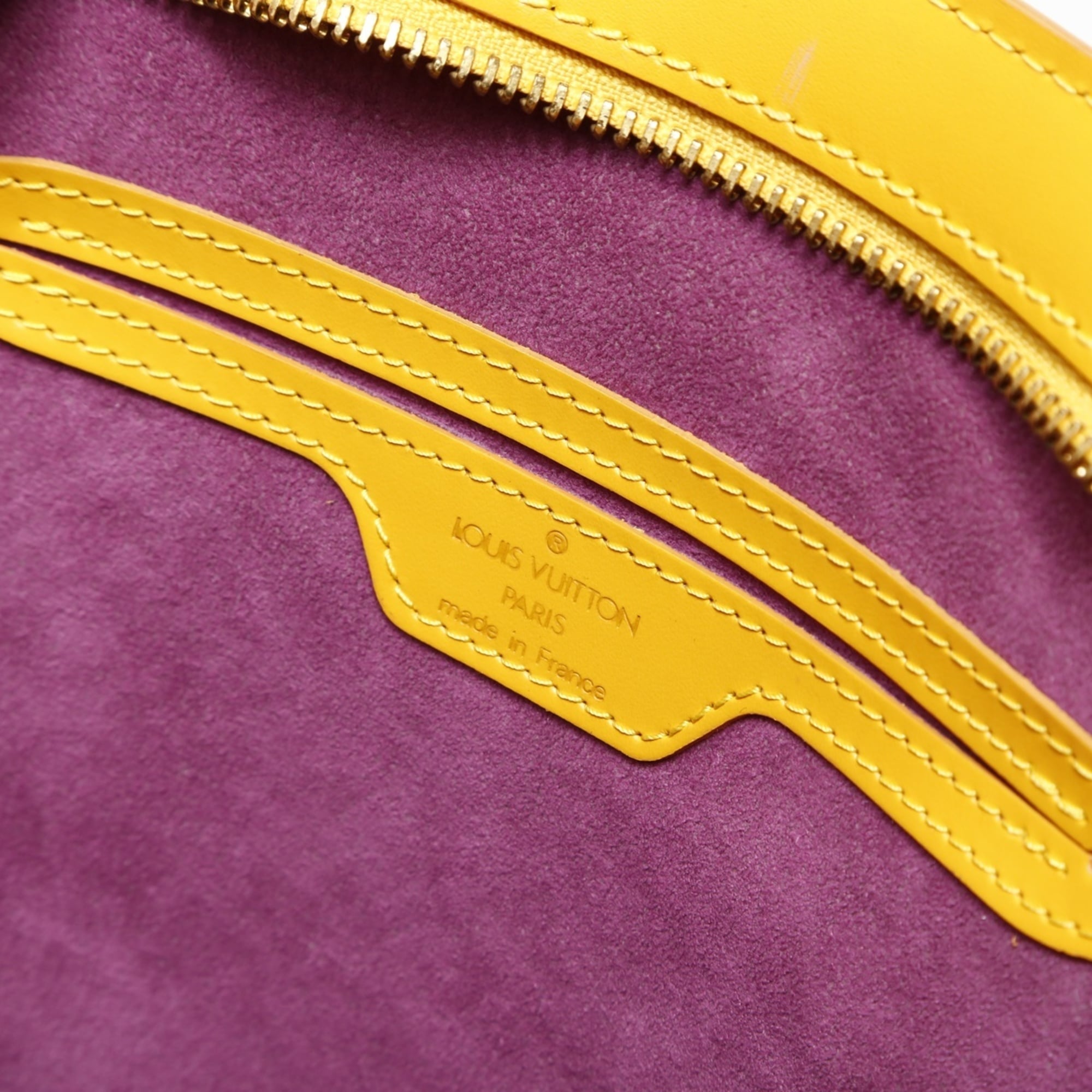 Louis Vuitton Epi Yellow Epi Leather Shoulder Bag