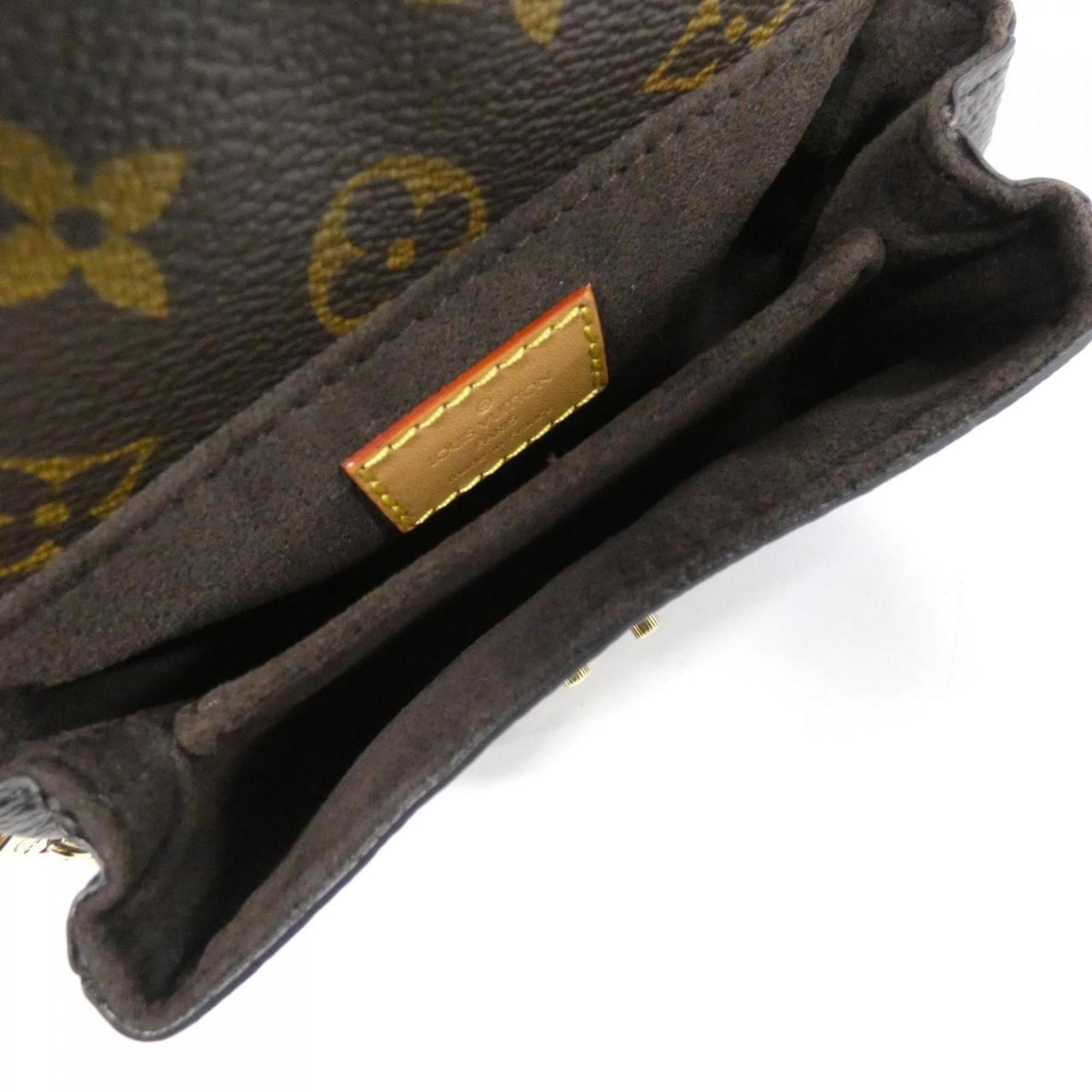 Louis Vuitton Marron Coated Canvas Shoulder Bag