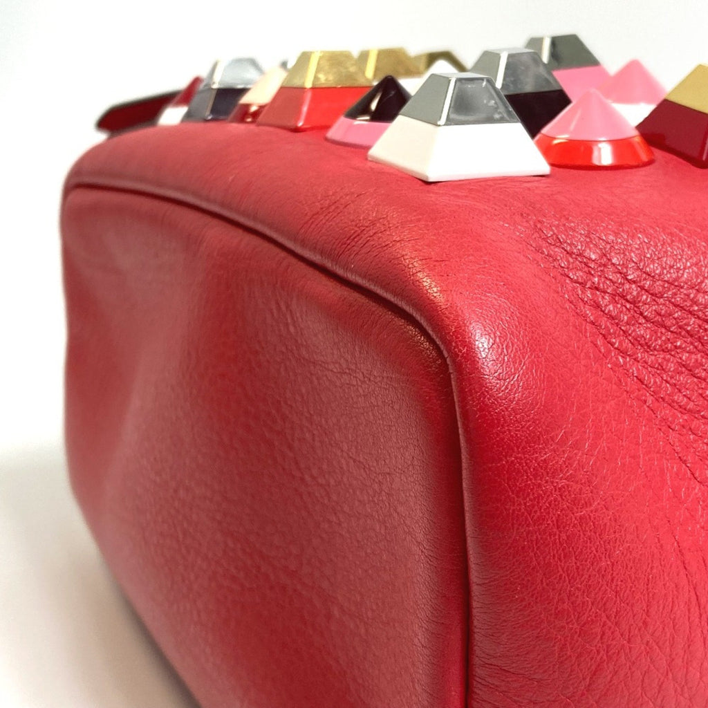Fendi Red Leather Backpack