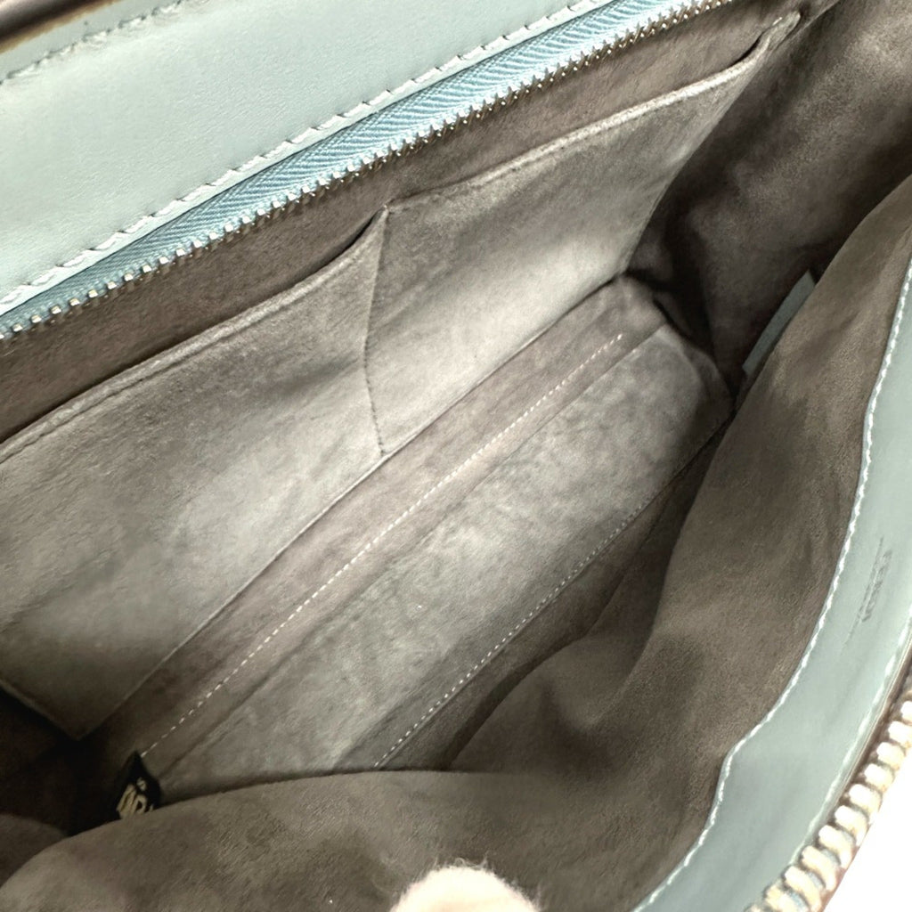 Fendi Blue Leather Handbag