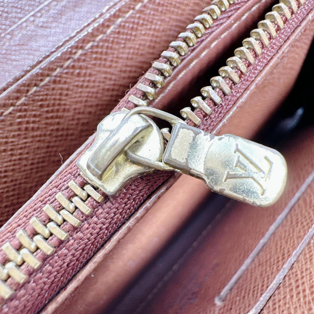 Louis Vuitton Brown Monogram Long Wallet