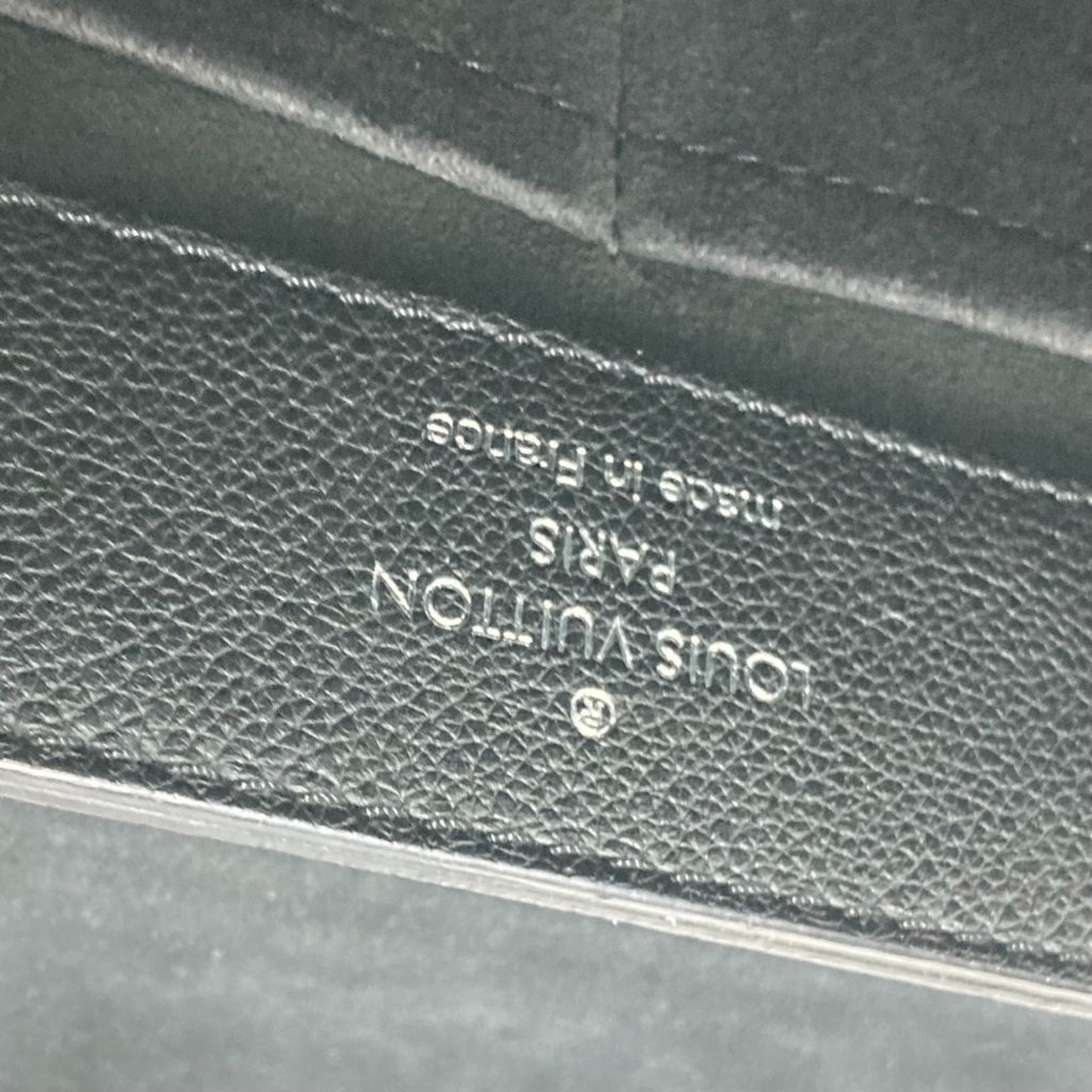 Louis Vuitton Black Noir Leather Handbag Tote Bag