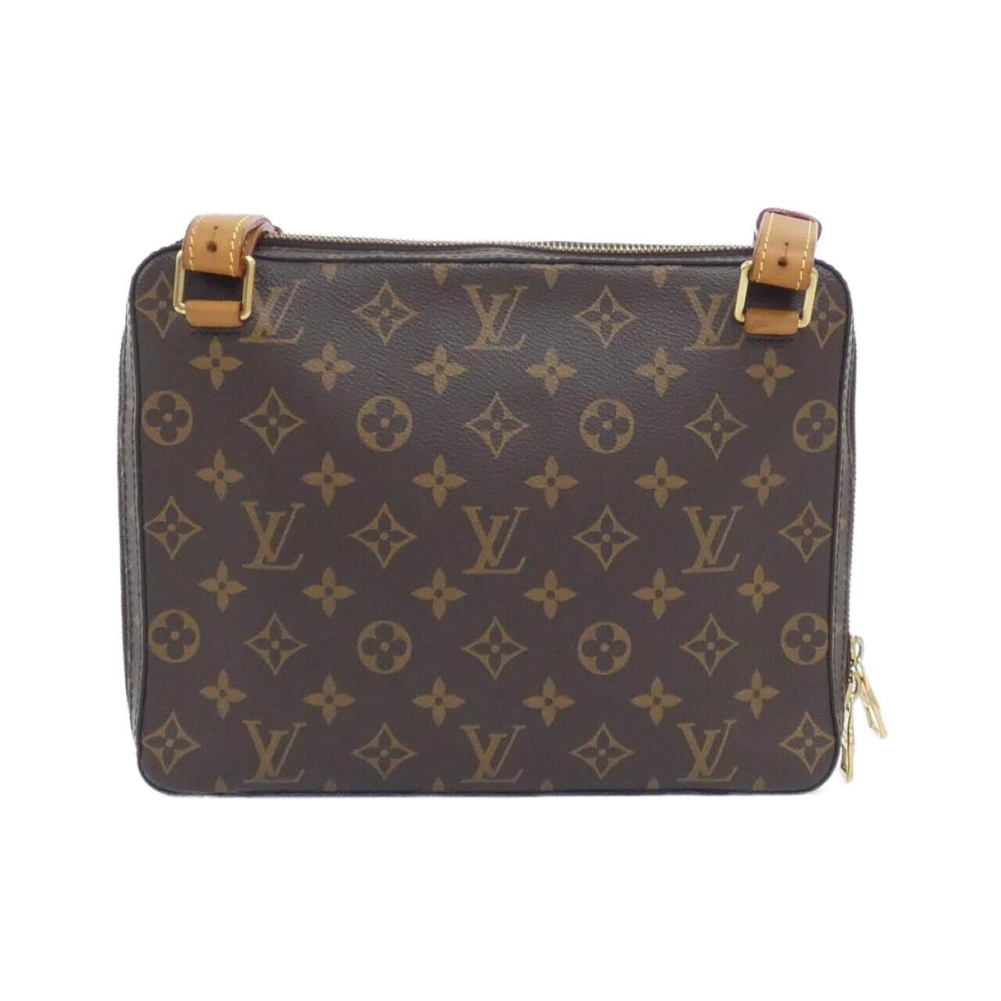 Louis Vuitton Monogram Marron Coated Canvas Shoulder Bag