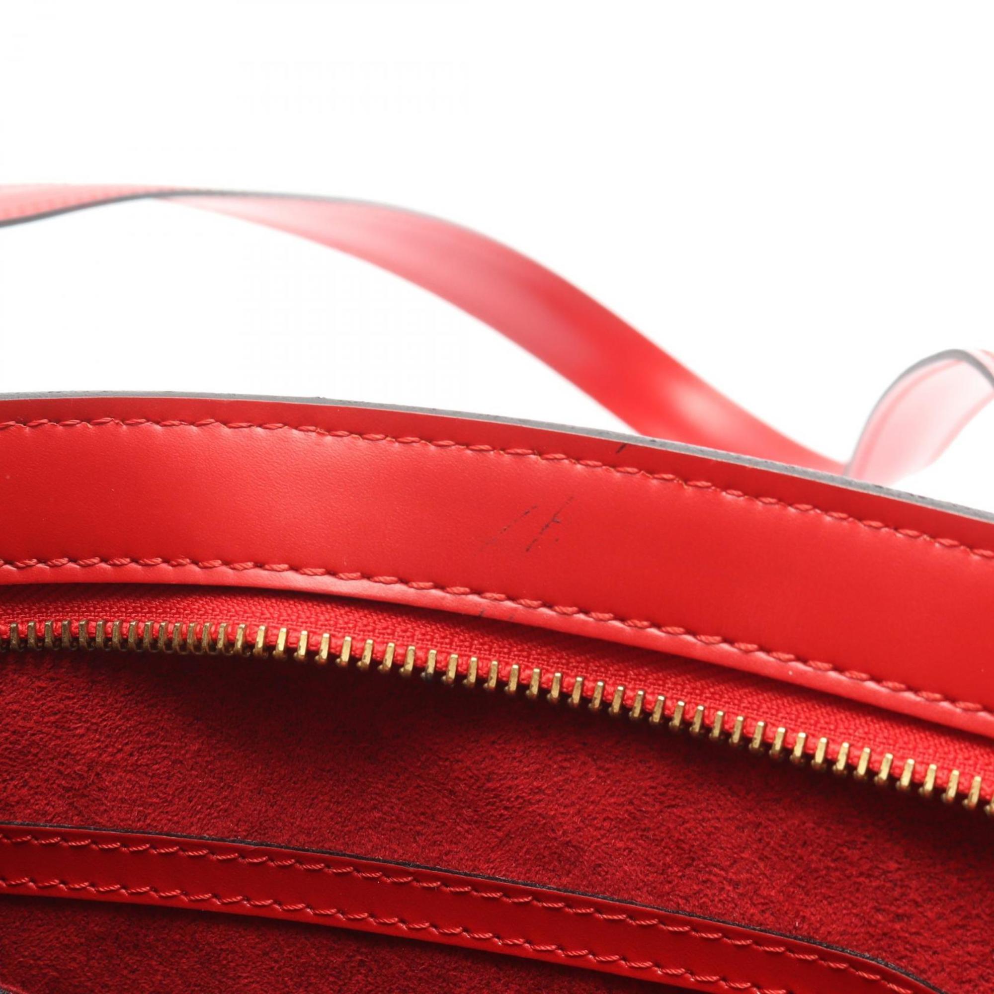 Louis Vuitton Castilian Red Red Color Epi Leather Handbag Shoulder Bag