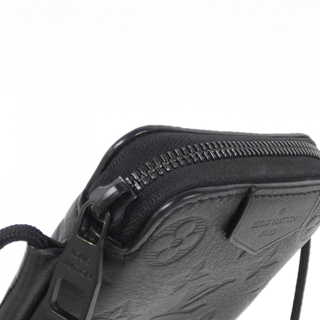 Louis Vuitton Black Leather Pouch Shoulder Bag