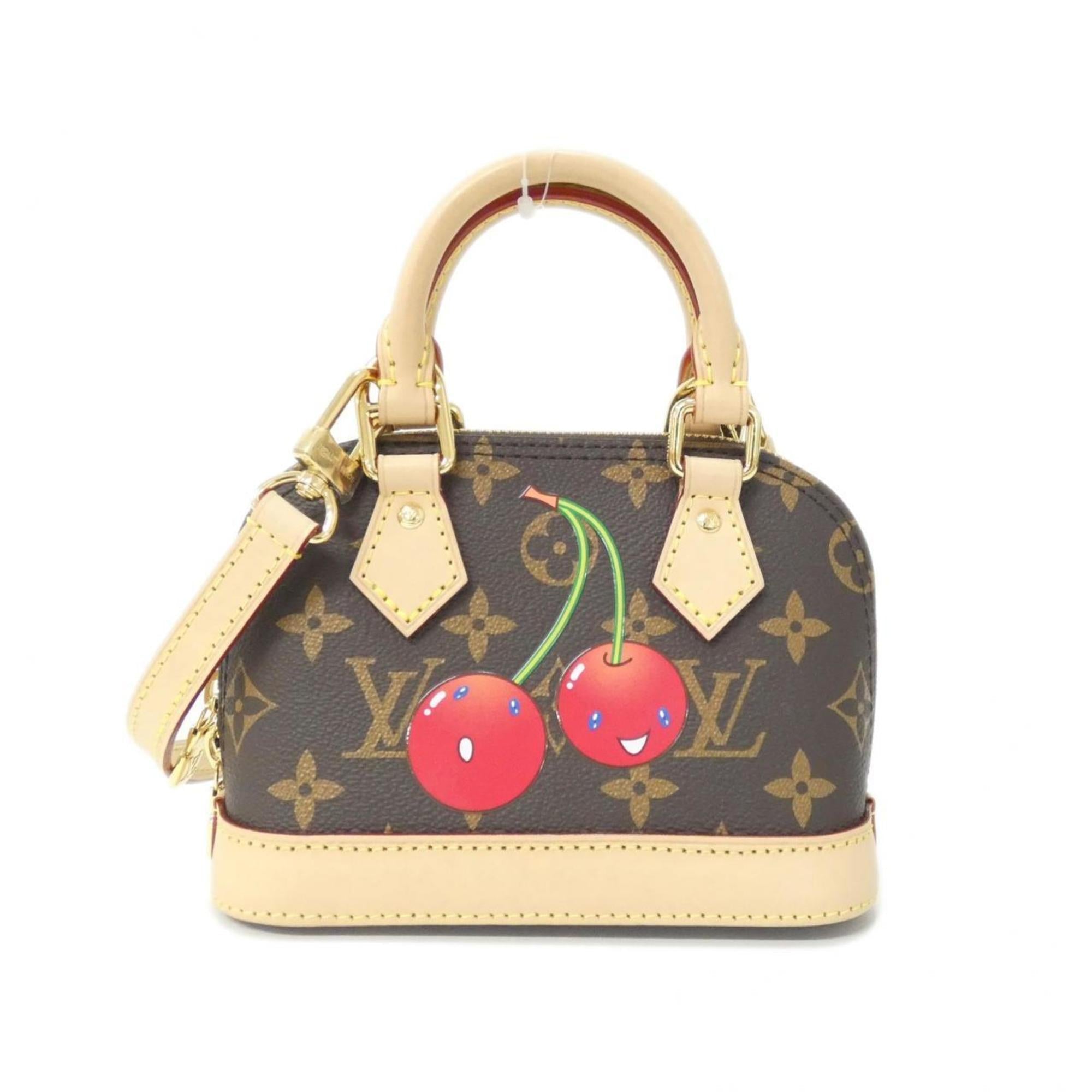 Louis Vuitton Brown Coated Canvas Handbag