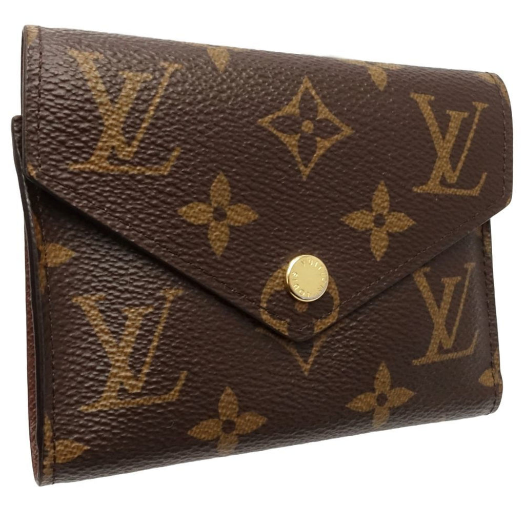 Louis Vuitton Brown Canvas Wallet (Tri-Fold)