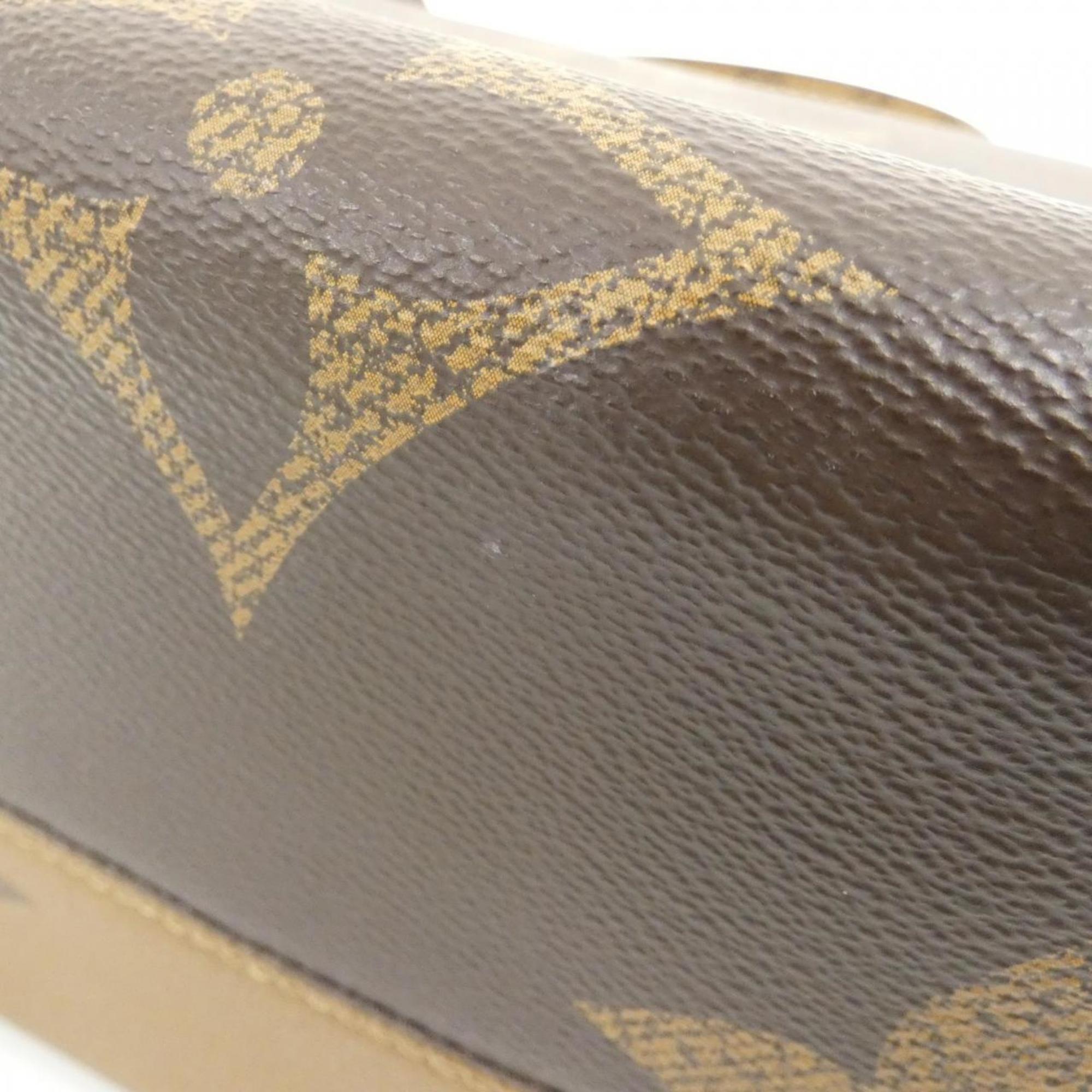 Louis Vuitton Marron Coated Canvas Handbag