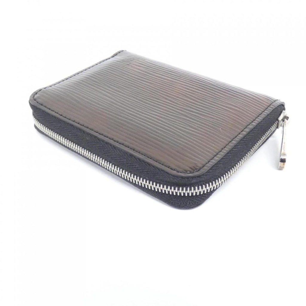 Louis Vuitton Black Leather Coin Purse/Coin Case