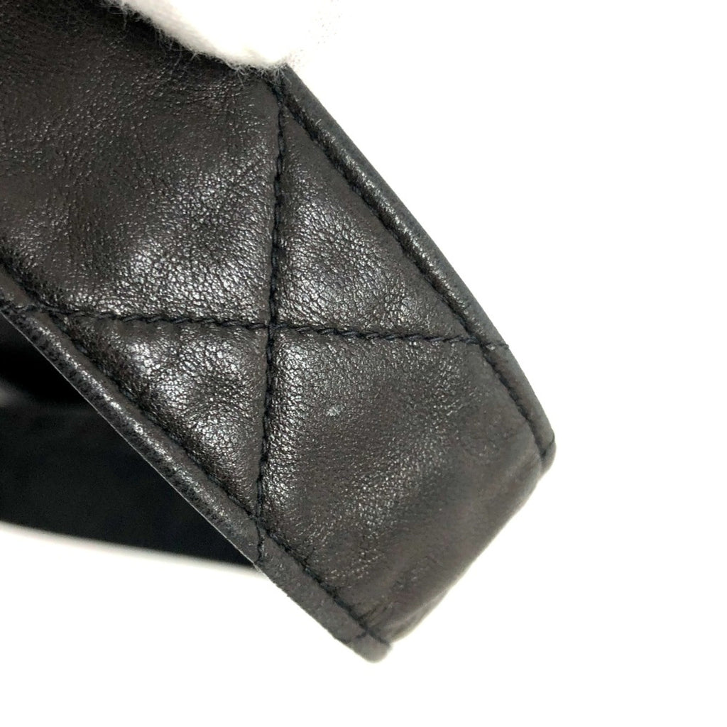 Chanel Black Leather Shoulder Bag