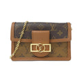 Louis Vuitton Brown Coated Canvas Chain/Shoulder Wallet