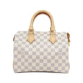 Louis Vuitton Azur Coated Canvas Boston Bag