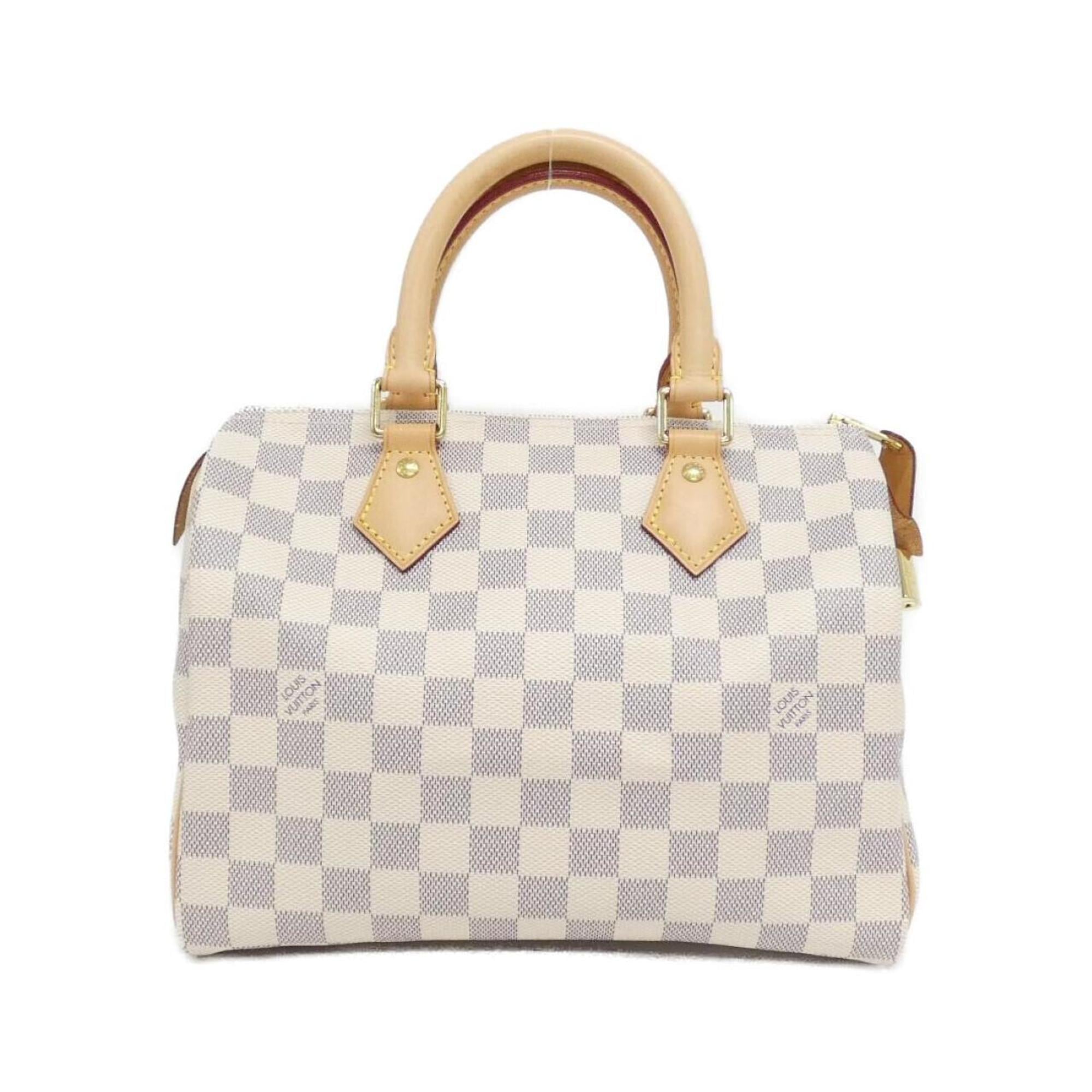 Louis Vuitton Azur Coated Canvas Boston Bag