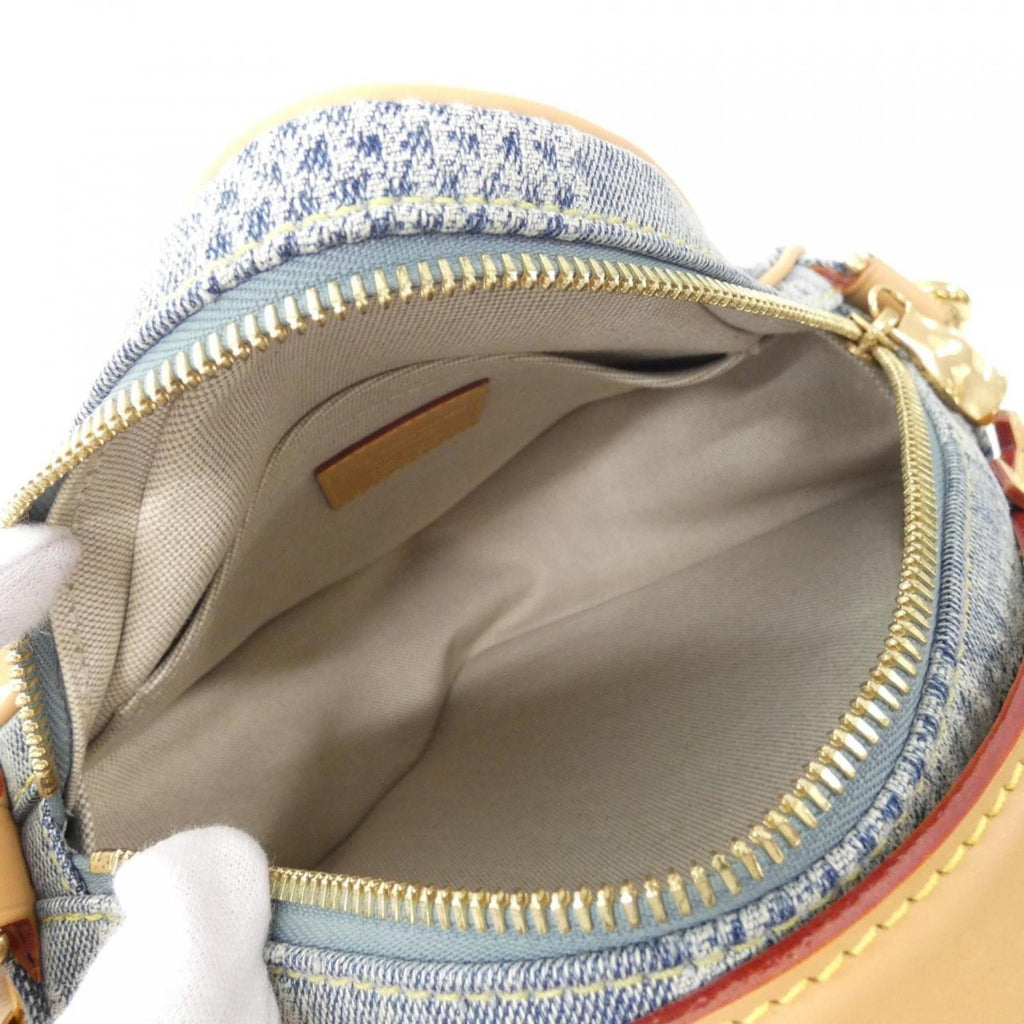 Louis Vuitton Blue Cotton Canvas Shoulder Bag